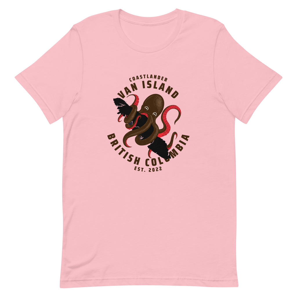 Vancouver Island Octopus - Unisex t-shirt