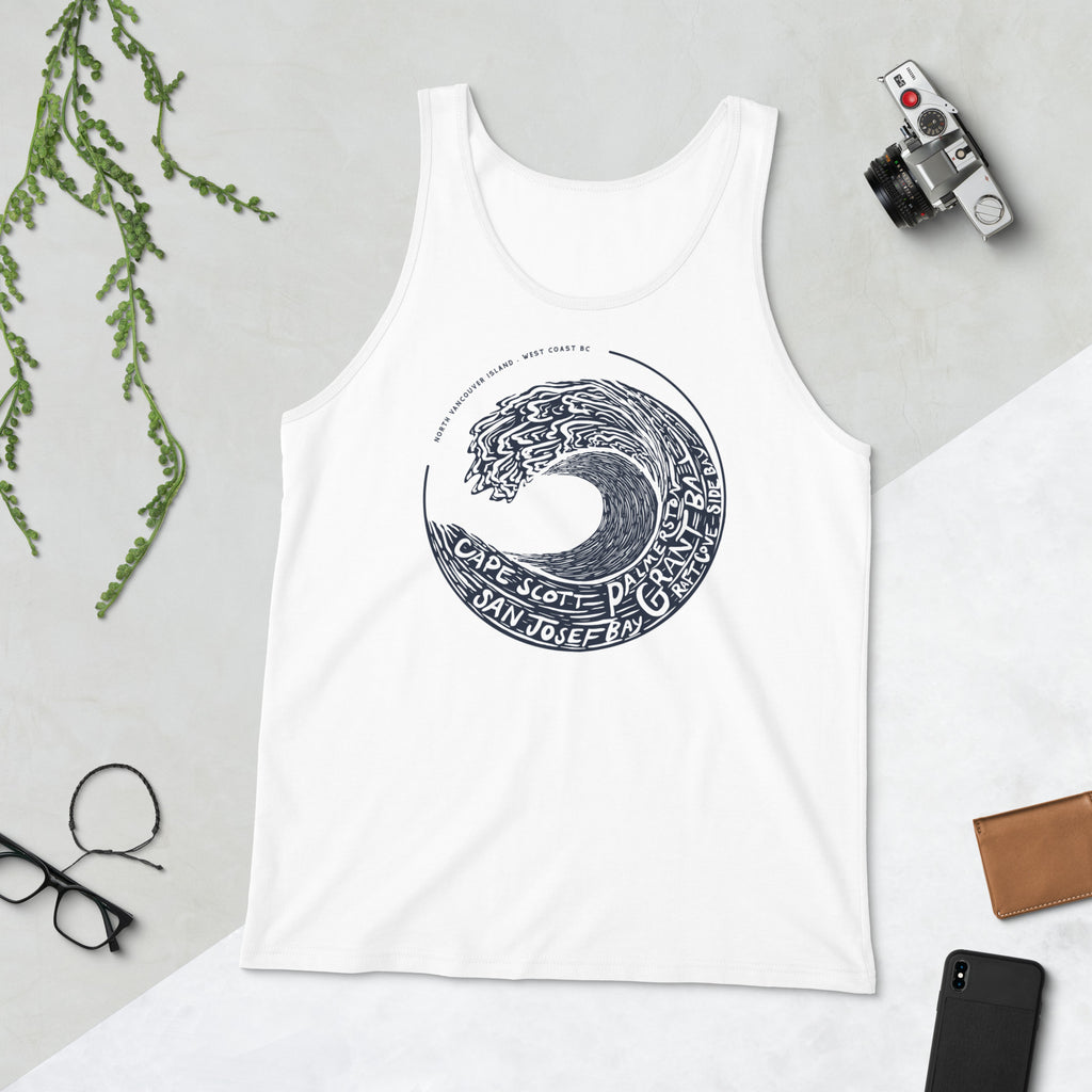 West Coast Wave - North Vancouver Island - Unisex Tank Top