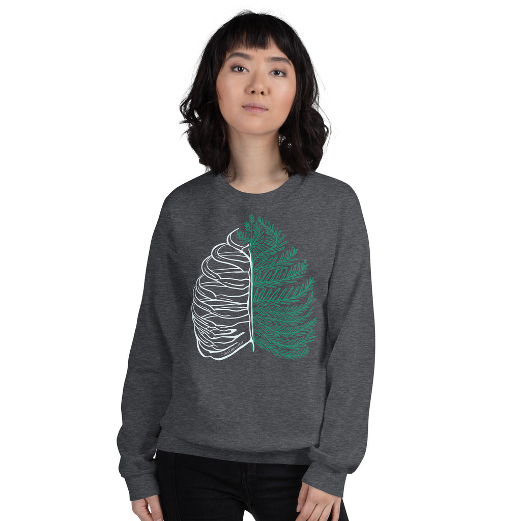 Rib Cage - Fern - Plant -Unisex Sweatshirt