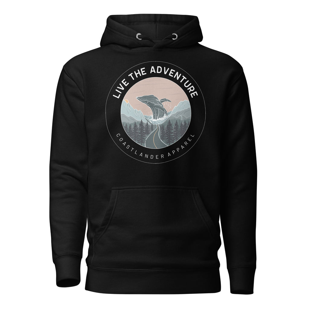 Live The Adventure Whale - Unisex Hoodie