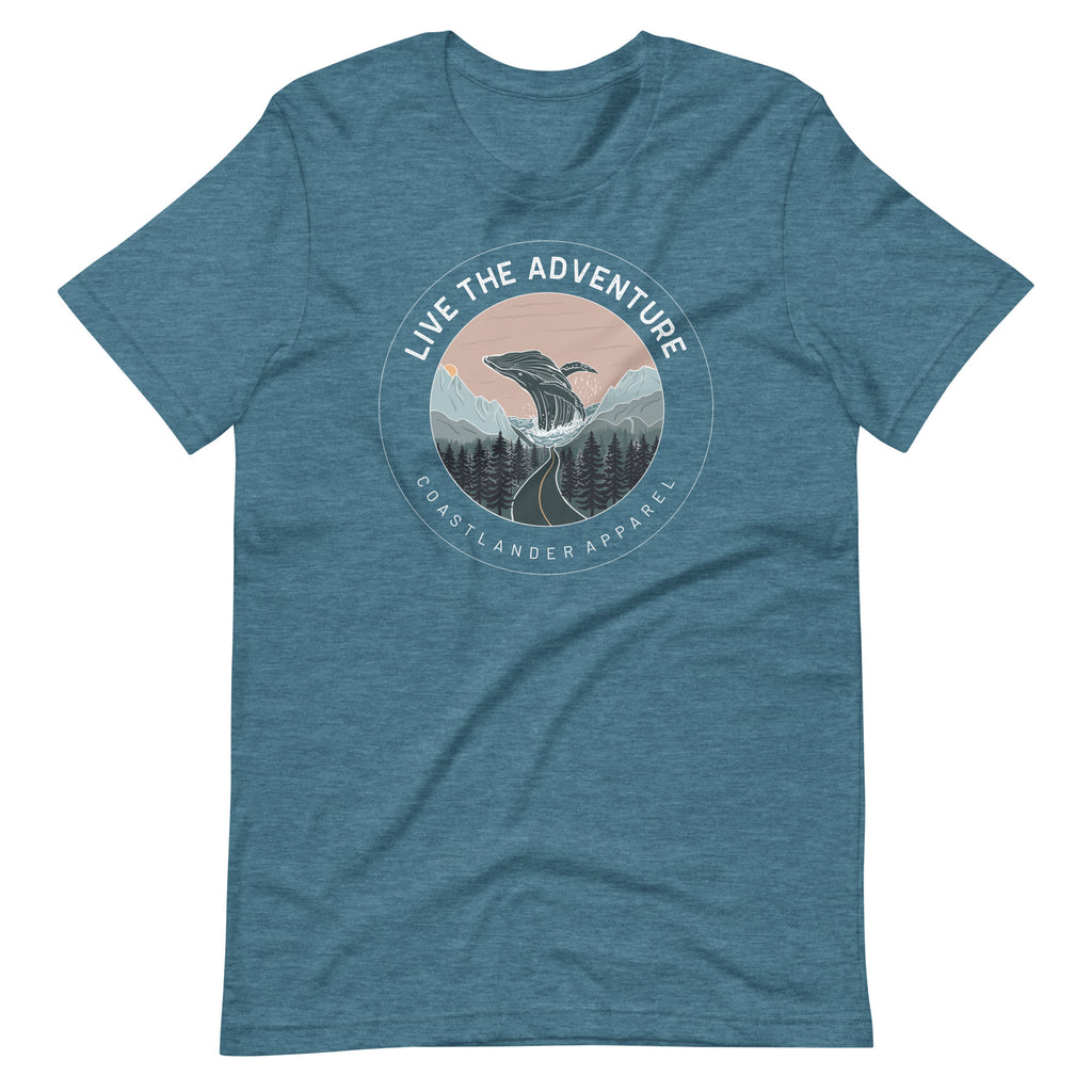 Live The Adventure Whale - Unisex t-shirt