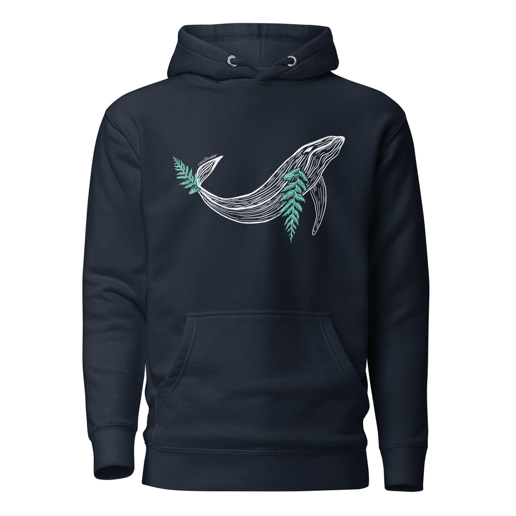 Whale & Ceder Branch - Unisex Hoodie