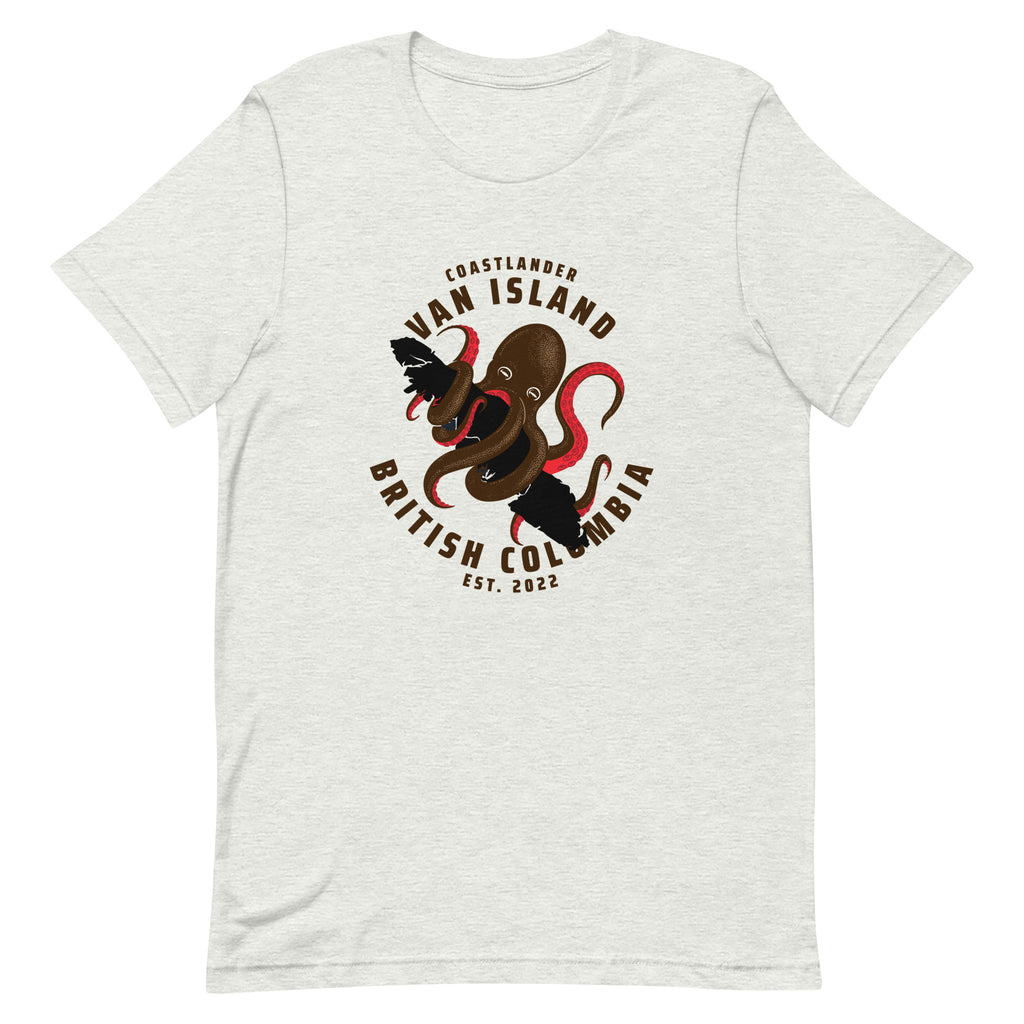 Vancouver Island Octopus - Unisex t-shirt