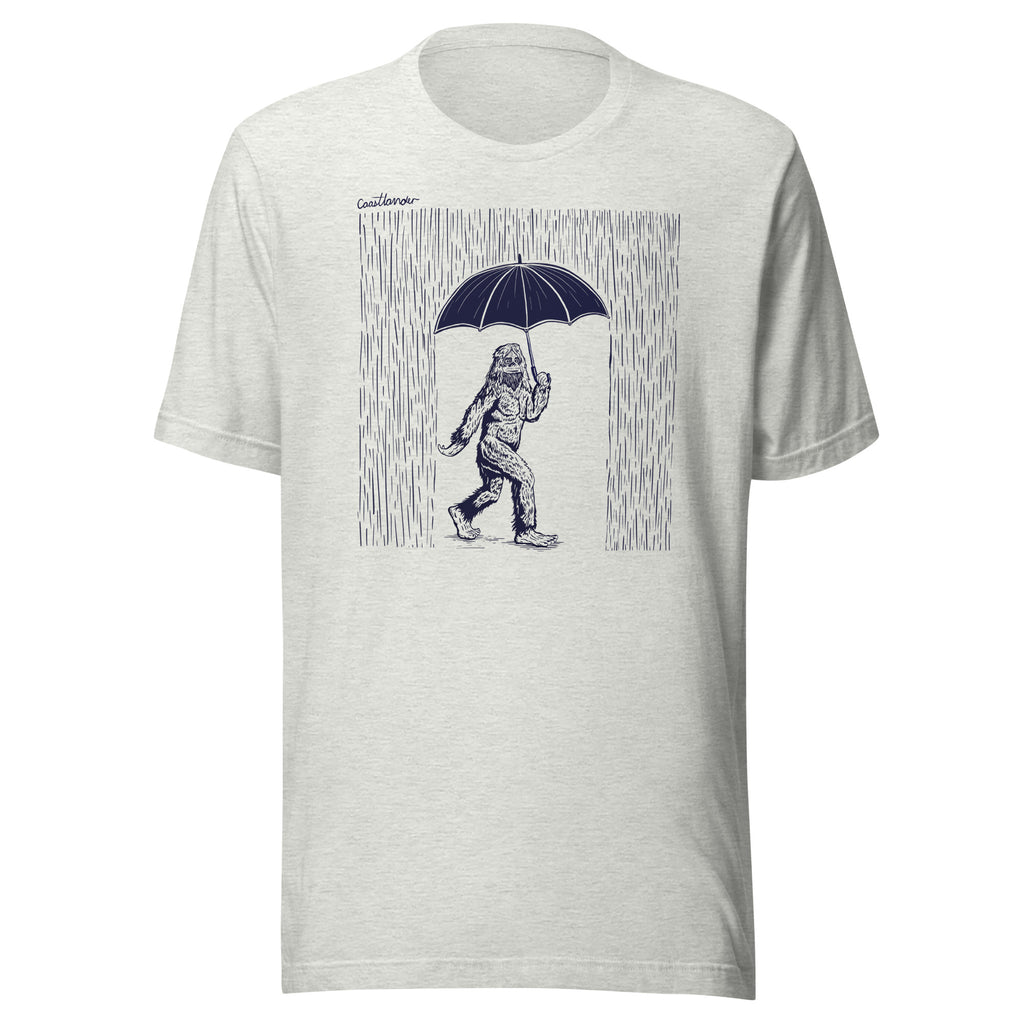 Big Foot in Rain - Unisex t-shirt