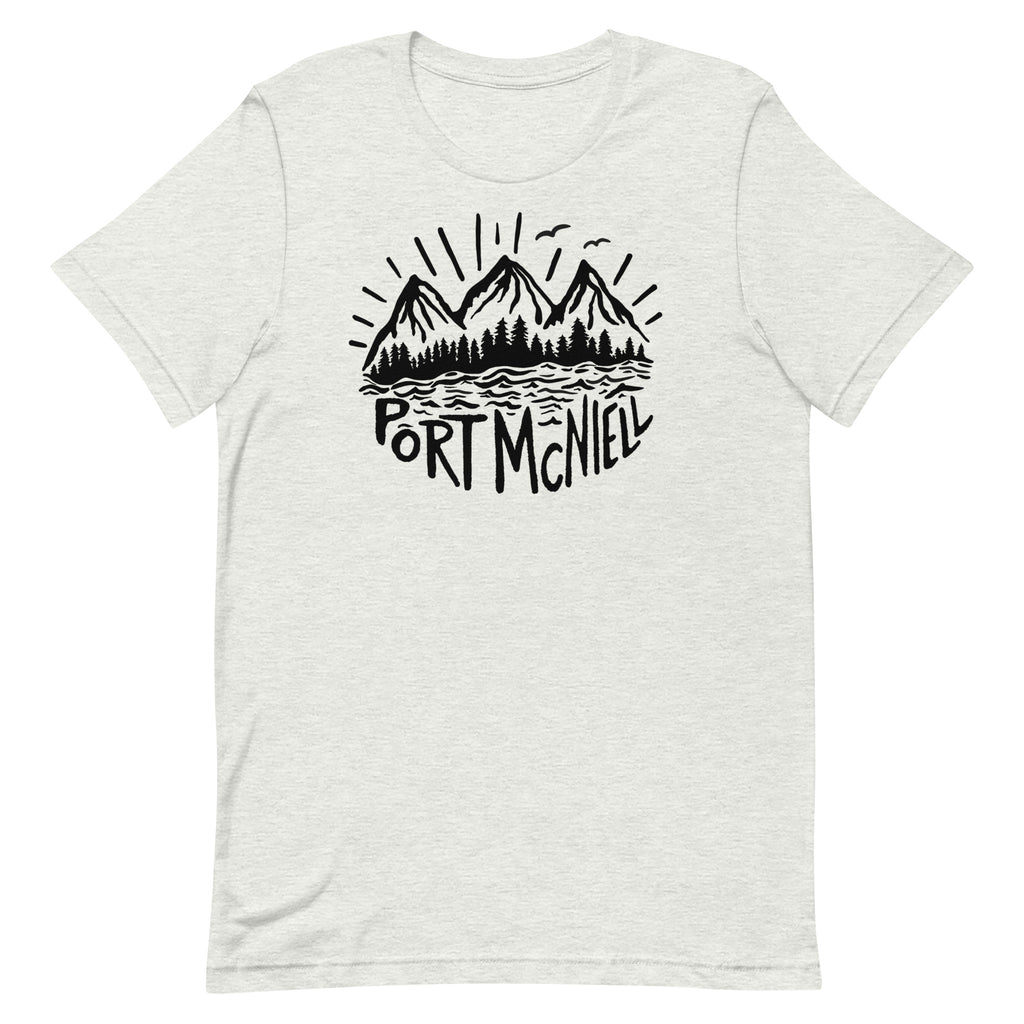 Port McNeill - Scenery Design - Black - Unisex t-shirt