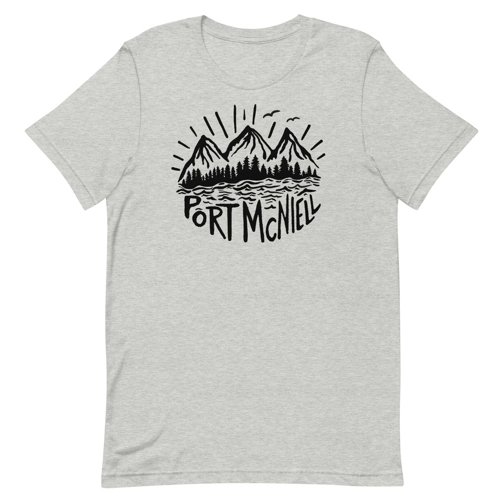 Port McNeill - Scenery Design - Black - Unisex t-shirt