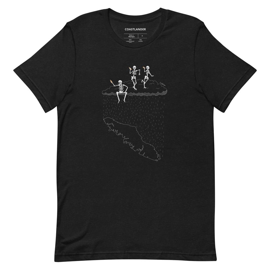 Skeletons Dancing On Cloud - Vancouver Island - Unisex t-shirt