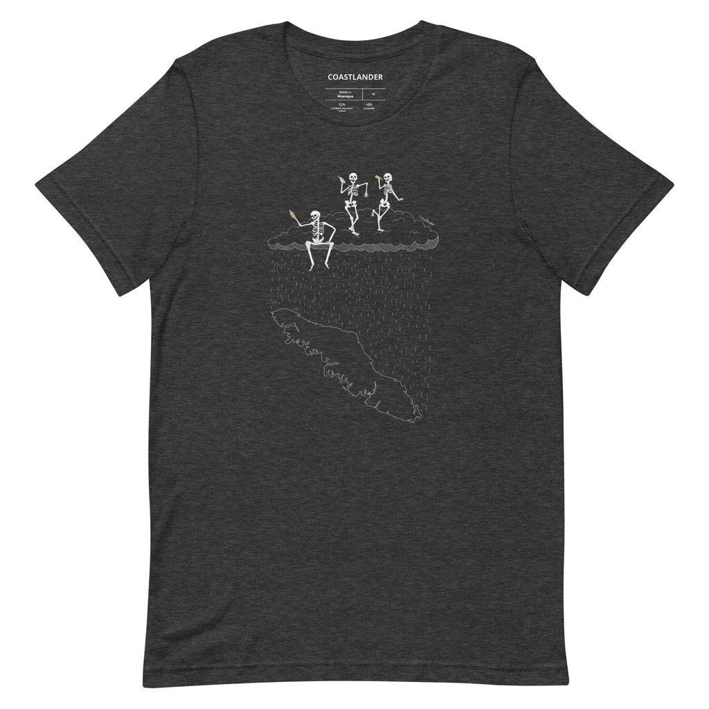 Skeletons Dancing On Cloud - Vancouver Island - Unisex t-shirt