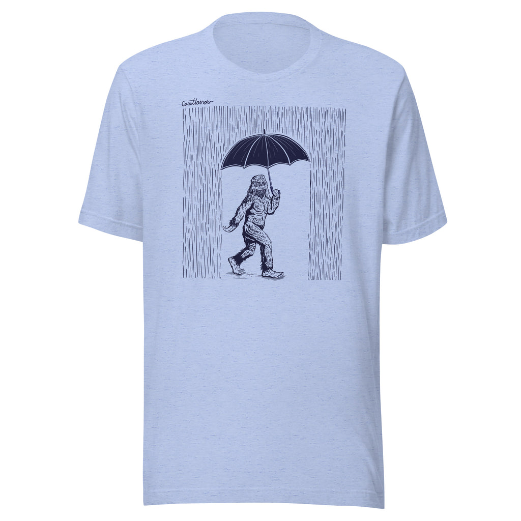 Big Foot in Rain - Unisex t-shirt