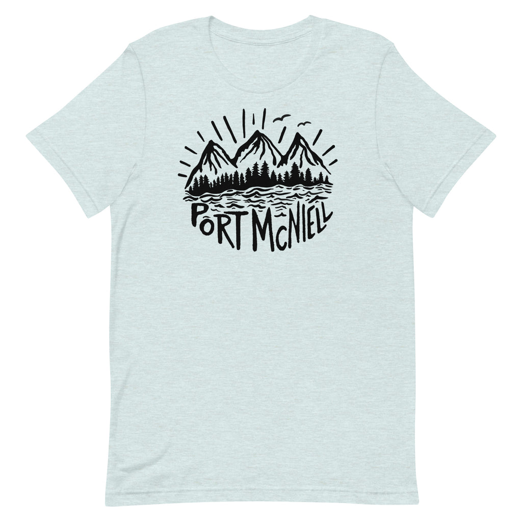 Port McNeill - Scenery Design - Black - Unisex t-shirt