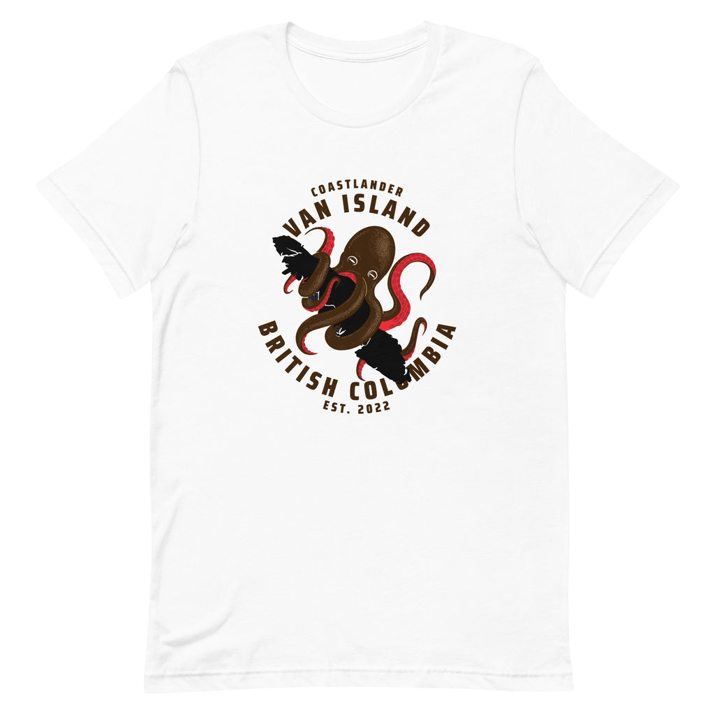 Vancouver Island Octopus - Unisex t-shirt