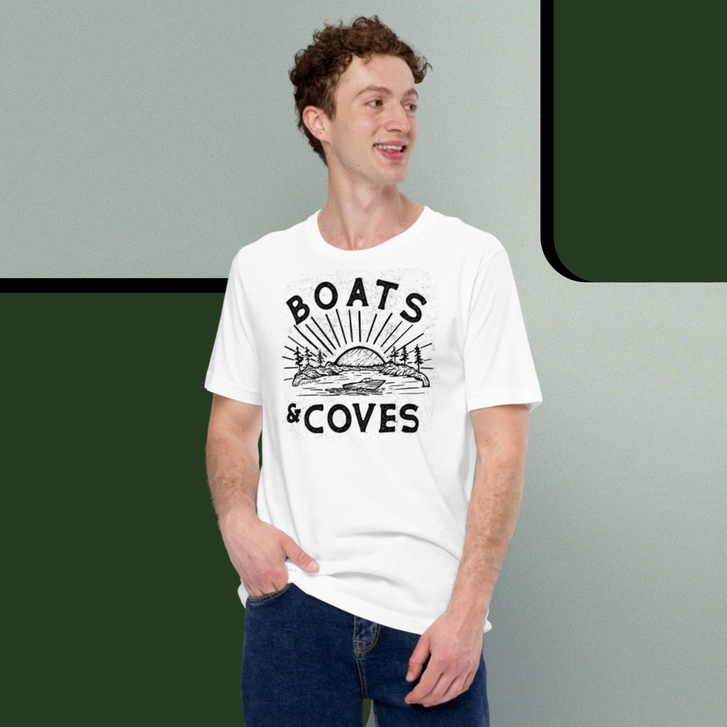 Boats and Coves - Unisex t-shirt