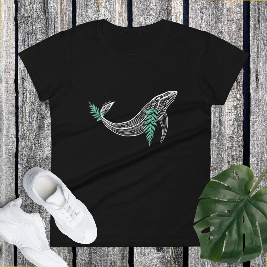 Whale & Ceder Branch - Women's short sleeve t-shirt