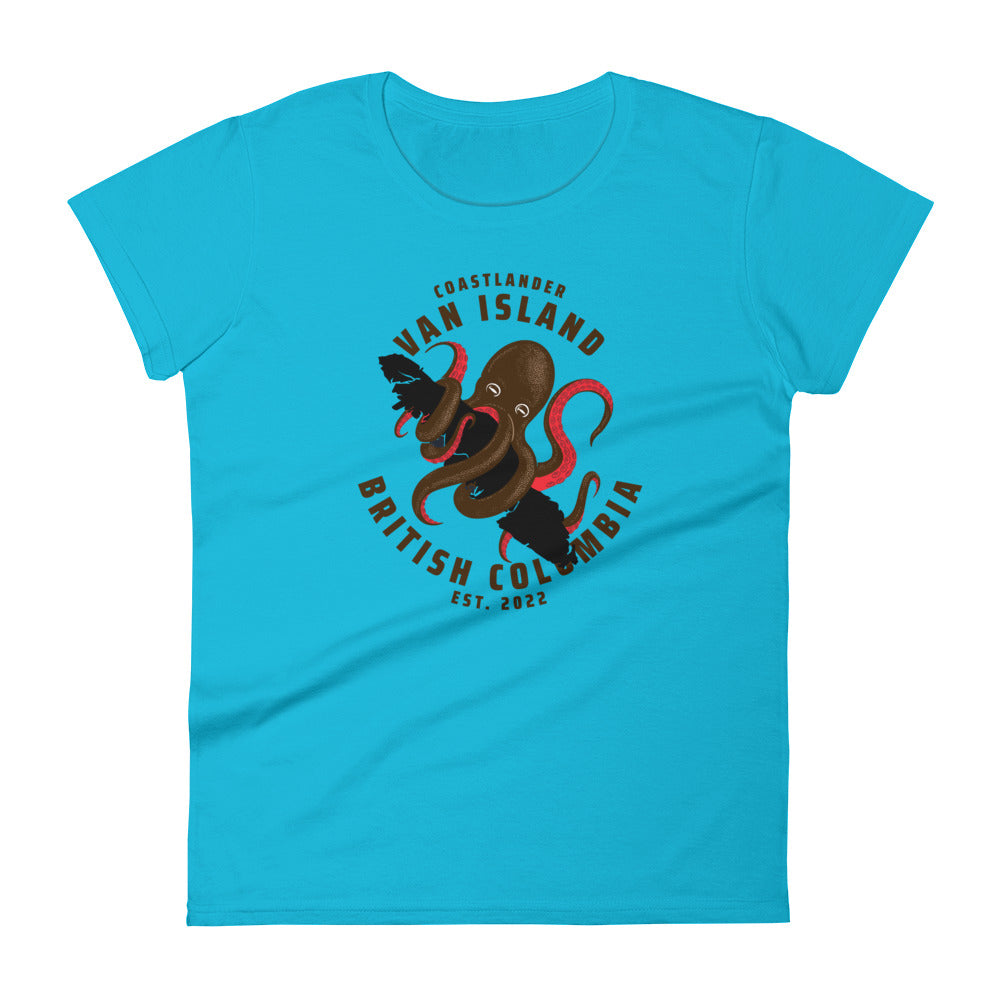 Van Isle Octopus - Women's short sleeve t-shirt