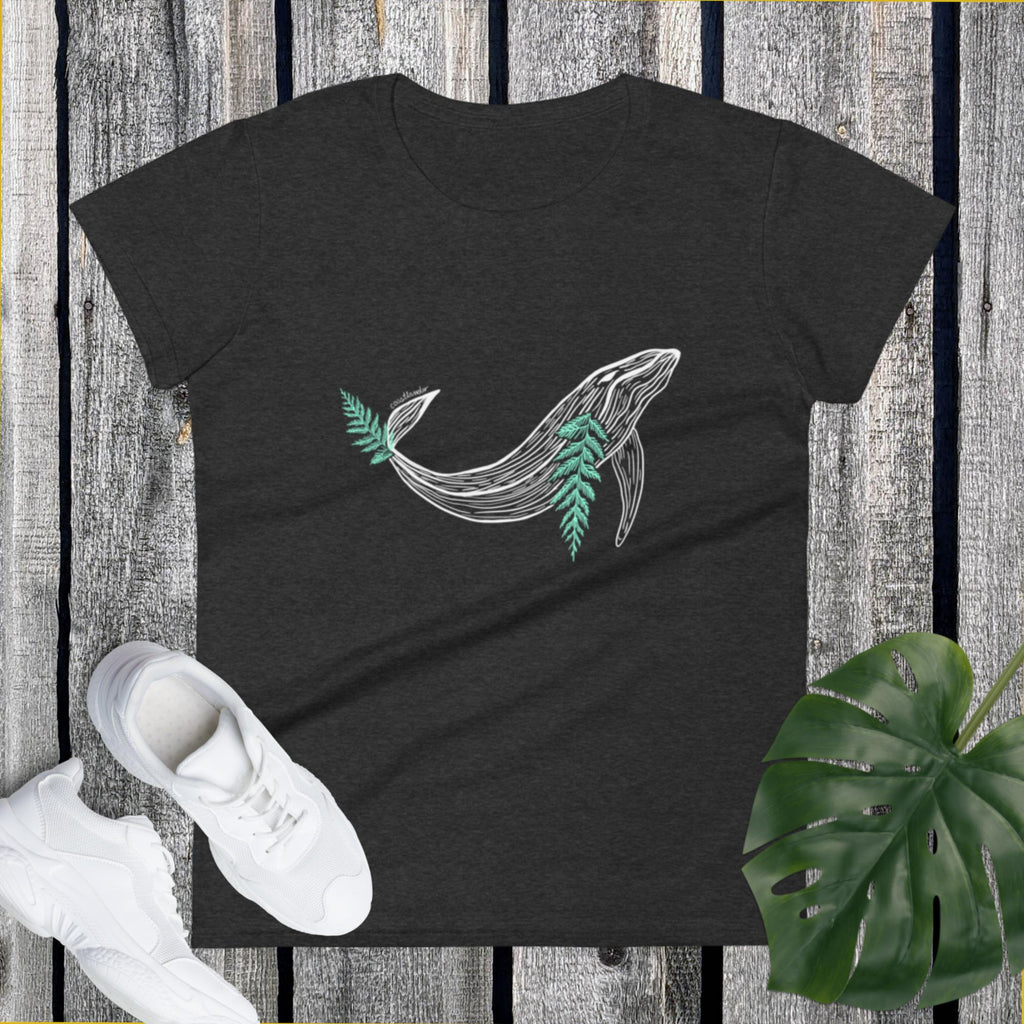 Whale & Ceder Branch - Women's short sleeve t-shirt