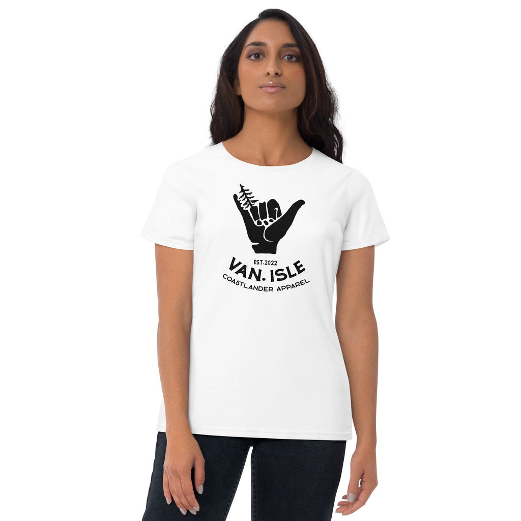 Boom Shaka Laka - Van Isle Surfer Design - Women's short sleeve t-shirt